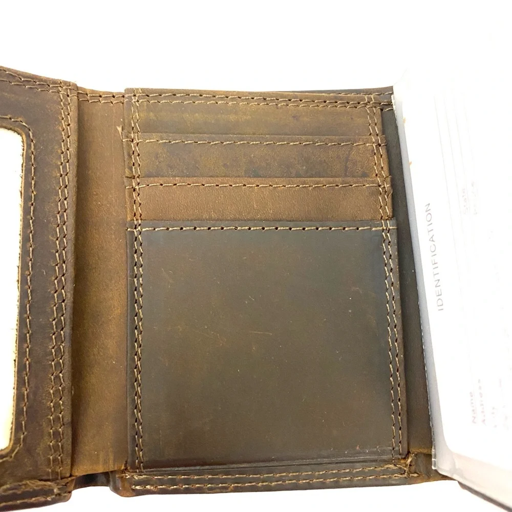 Zep-Pro Men's  Leather Trifold Embroidered Wallet Florida Gators NWT